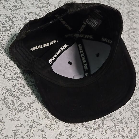 Sketchers Vintage Y2K Skater Gray Wool Twill Hat Snapback Cap - Picture 7 of 9